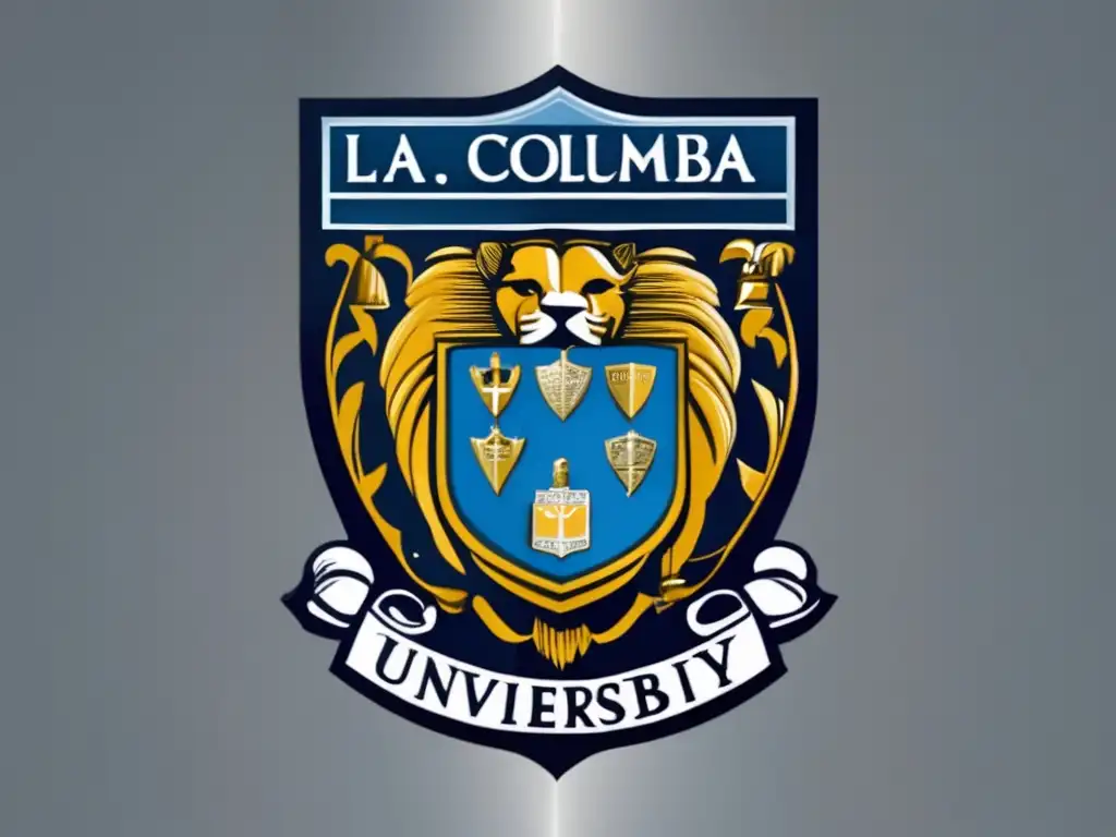 Emblema elegante de la Universidad de Columbia Fórmula secreta admisión Univ
