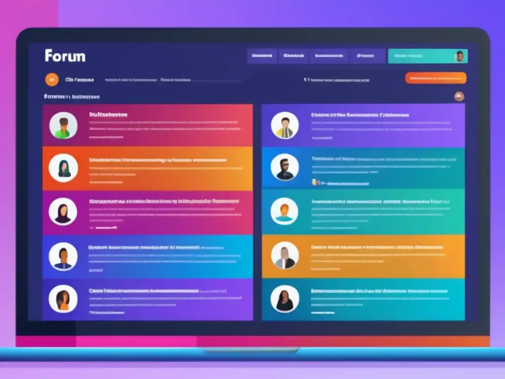 Comunidad en línea de cursos Foro cursos online: Mejorar admisión y participar en comunidad activa