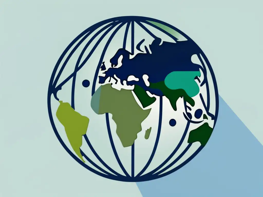 Conexiones globales: Estudio en Europa Globe interconectado simbolizando experiencias internacionales en admisiones universitarias Europa