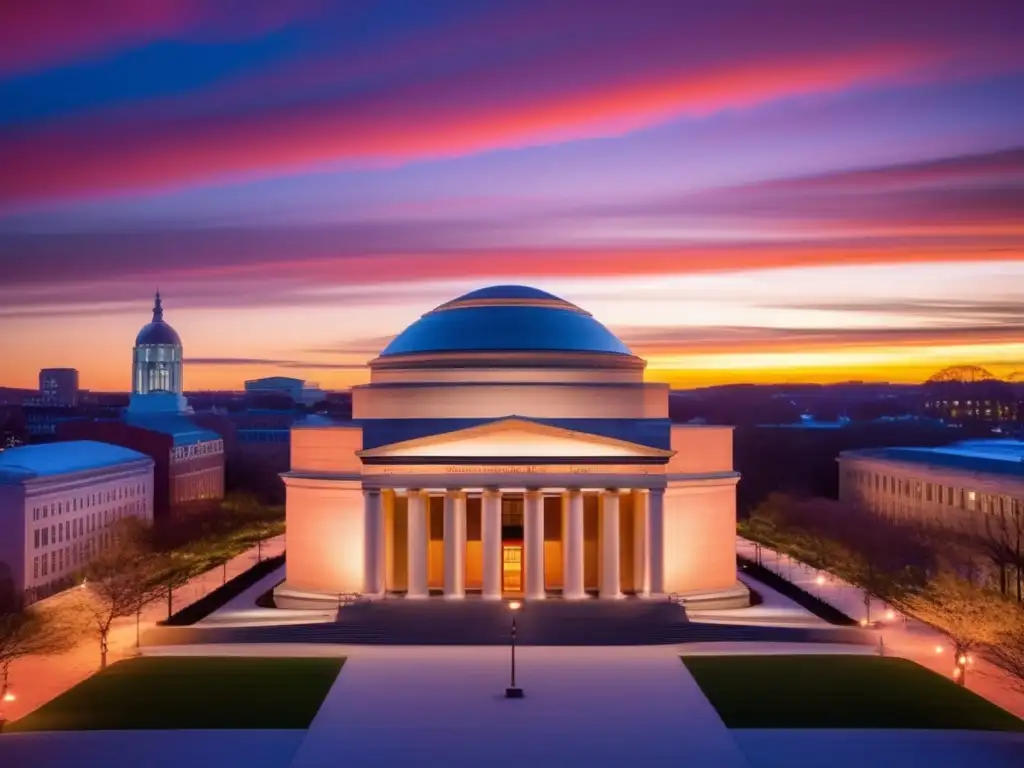 Esplendor en el MIT al atardecer Gran Dome MIT al atardecer: Proceso admisión universitaria MIT