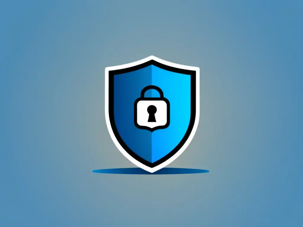 Icono de candado que simboliza la seguridad y privacidad de datos Icono de candado que representa seguridad y protección en las Políticas de privacidad universitarias