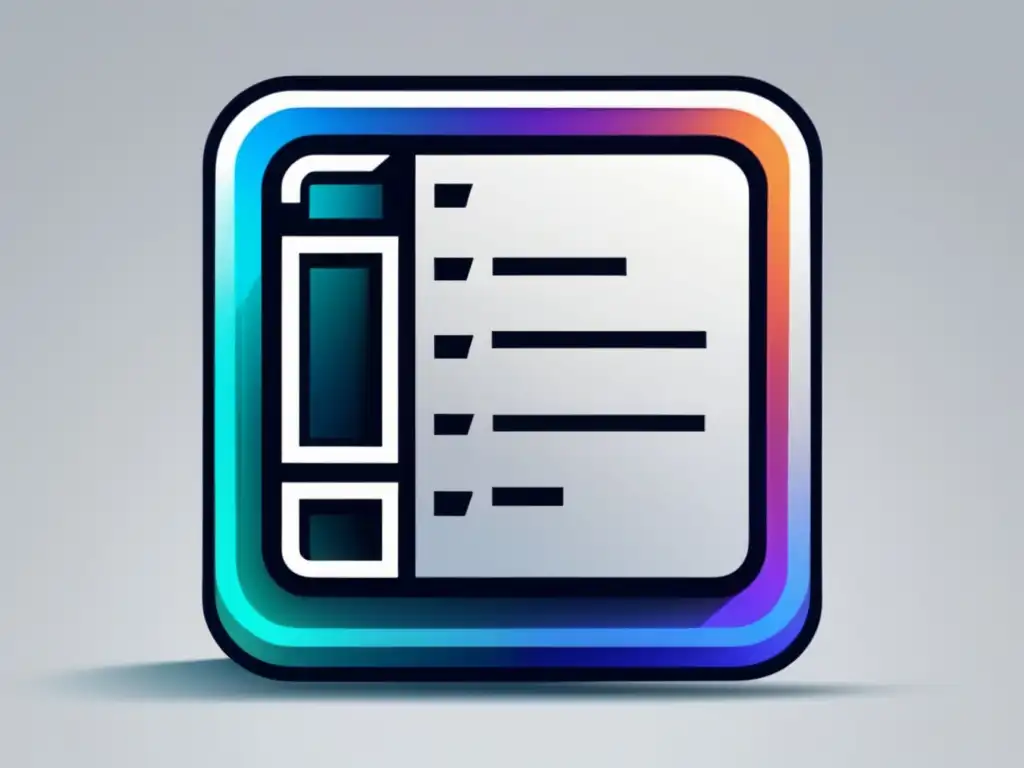 Icono de checklist moderno y detallado Icono de checklist para entrevista universitaria: moderno, detallado y eficiente