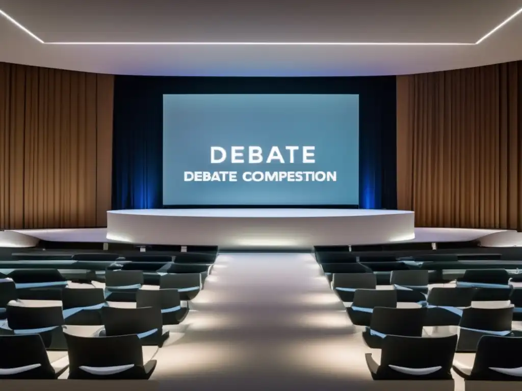 Competencia universitaria de debate Imagen: Competencia de debate universitario