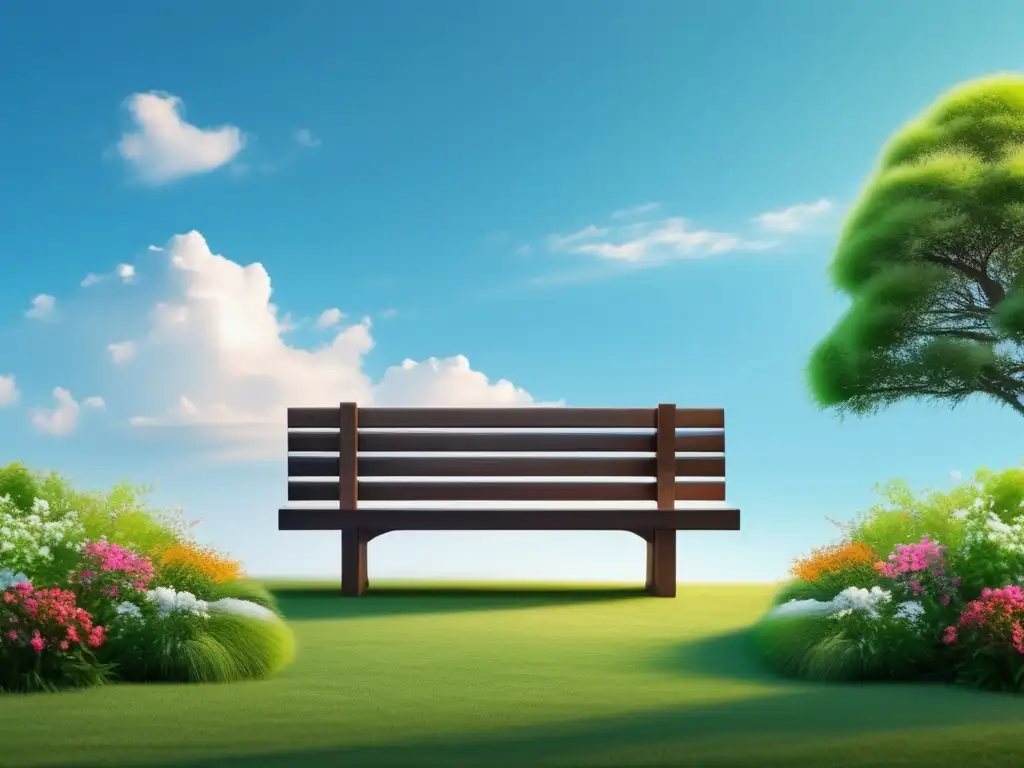 Escena serena y tranquila en la naturaleza Imagen de escena serena y pacífica con estrategias de afrontamiento para el estrés preuniversitario
