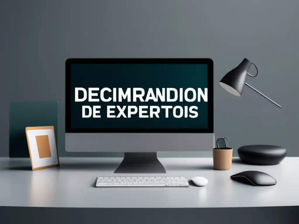 Escritorio organizado y moderno Imagen de estudio organizado y moderno para el artículo