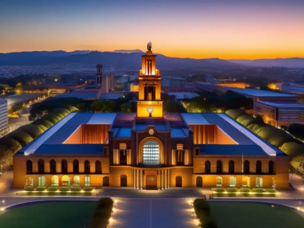 Impresionante imagen 8k de la UNAM al atardecer Imagen impresionante de la UNAM al atardecer - Proceso de admisiones universitarias UNAM
