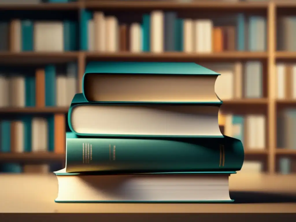 Proceso de escritura universitaria Una imagen 8k de libros abiertos representando el proceso de escribir un ensayo universitario exitoso