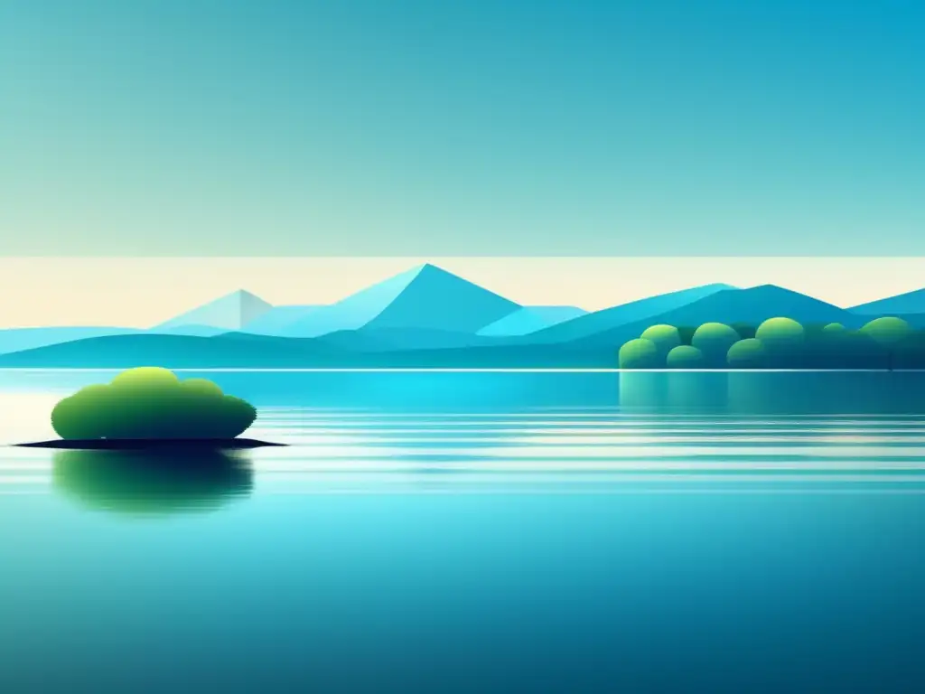 Naturaleza serena y tranquila Imagen de naturaleza serena y tranquila que representa estrategias de admisión universitaria efectivas