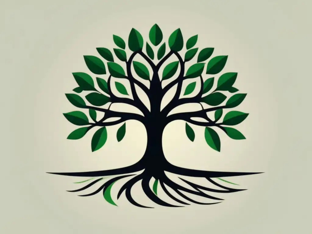 Árbol de habilidades y becas Importancia de actividades extracurriculares para becas: árbol con ramas representando deportes, música, voluntariado y liderazgo