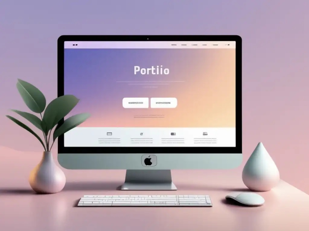 Portafolio digital minimalista Importancia de currículums digitales en admisiones universitarias - Portafolio moderno y minimalista con diseño organizado y profesional