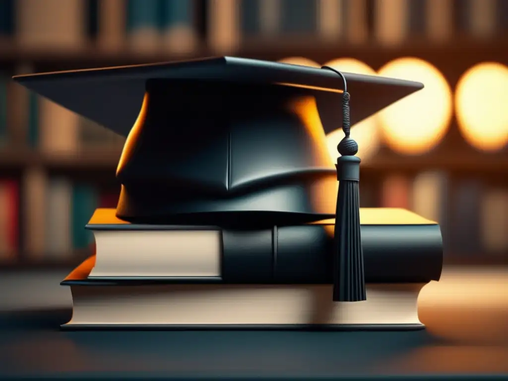 Graduación elegante y minimalista Importancia elección universitaria: Imagen 8k detallada con estilo minimalista y moderno