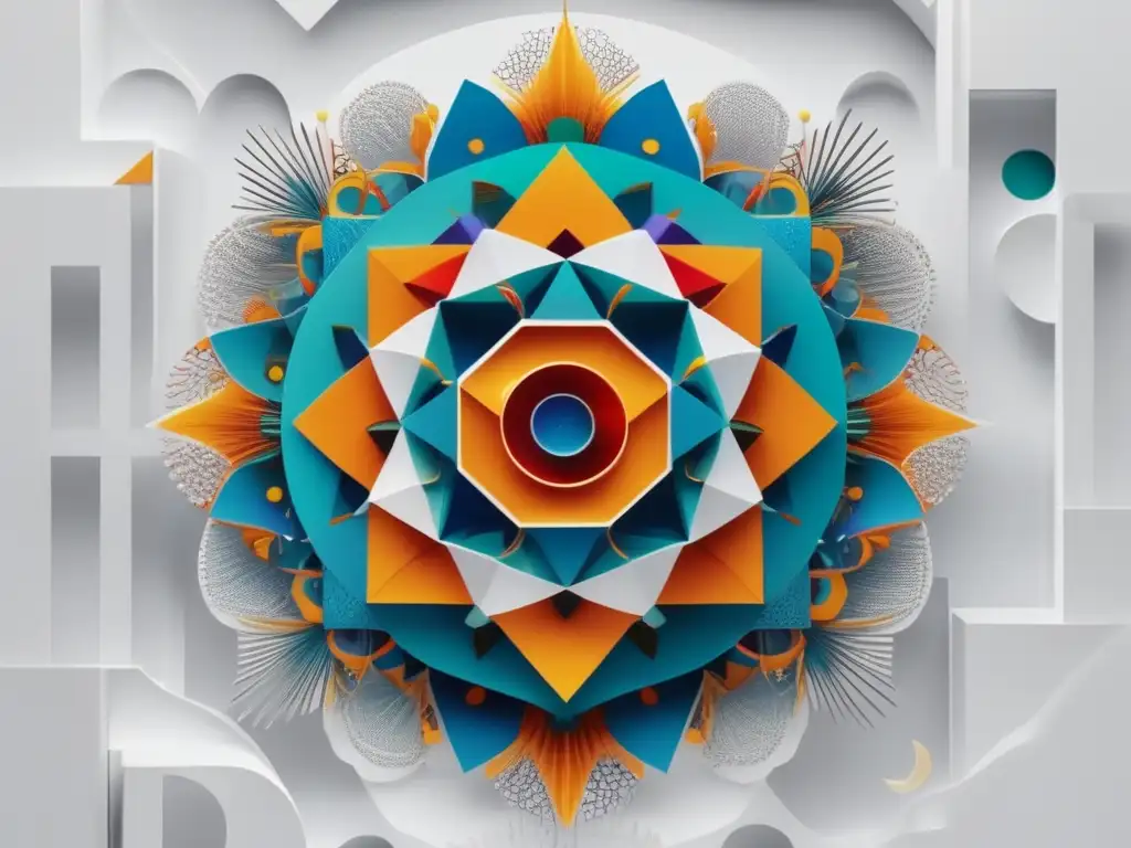 Obra de arte científica: fusión de colores y patrones Importancia inclusión admisiones universitarias: imagen cautivadora de arte y ciencia con detalles intrincados y colores vibrantes