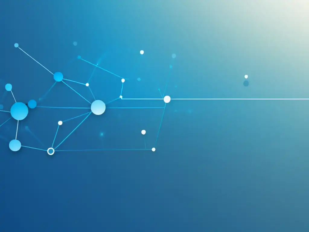 Conexiones digitales Importancia networking admisiones universitarias: imagen abstracta de líneas y nodos interconectados, simbolizando la conectividad en el mundo moderno