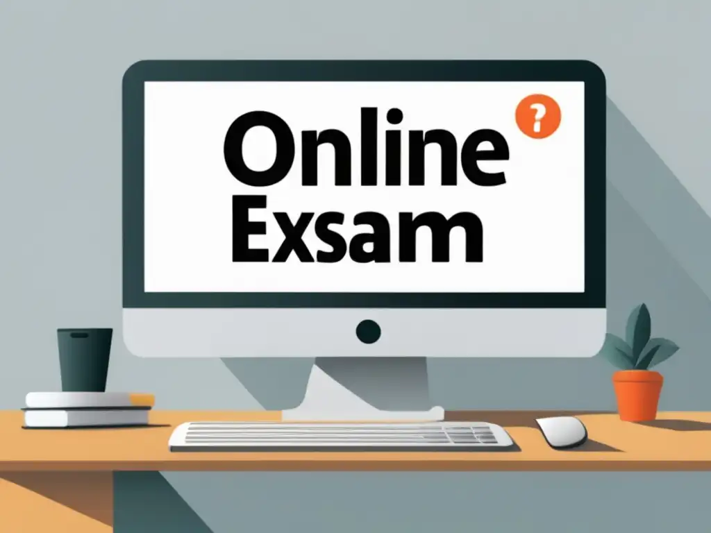 Examen en línea: interfaz moderna y minimalista Interfaz de examen online: Combatir plagio en exámenes online