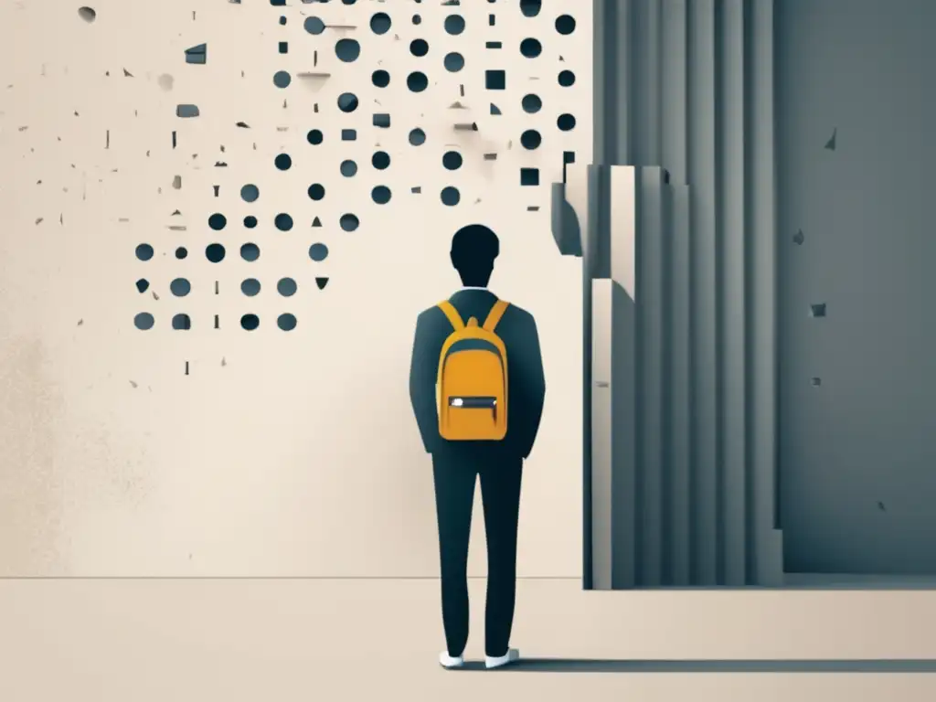 Joven rompiendo barreras Joven rompiendo barreras educativas en admisiones universitarias
