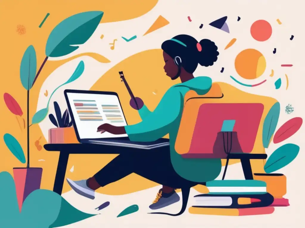 Pasión y objetivos: equilibrio entre arte y éxito - Joven creativo: pasión, estudio y equilibrio en elección de carrera