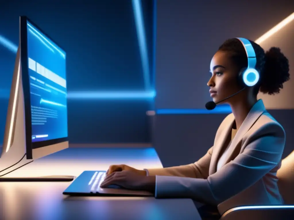 Estudiante en entrevista virtual Joven domina entrevistas virtuales universitarias