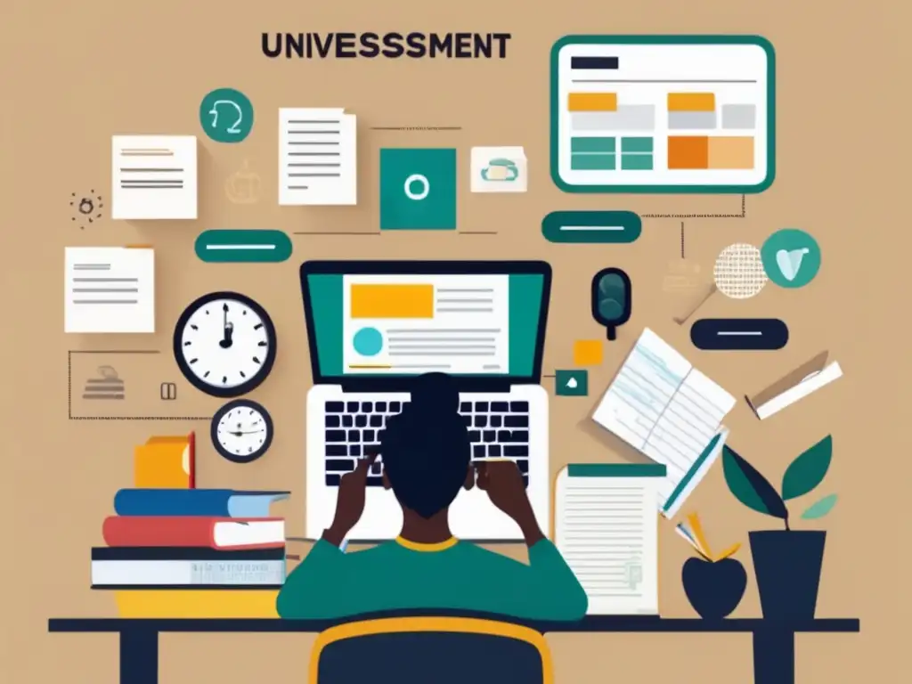 Estudiante reflexionando sobre su elección universitaria Joven estudiante reflexionando sobre decisiones universitarias con ayuda de la psicología