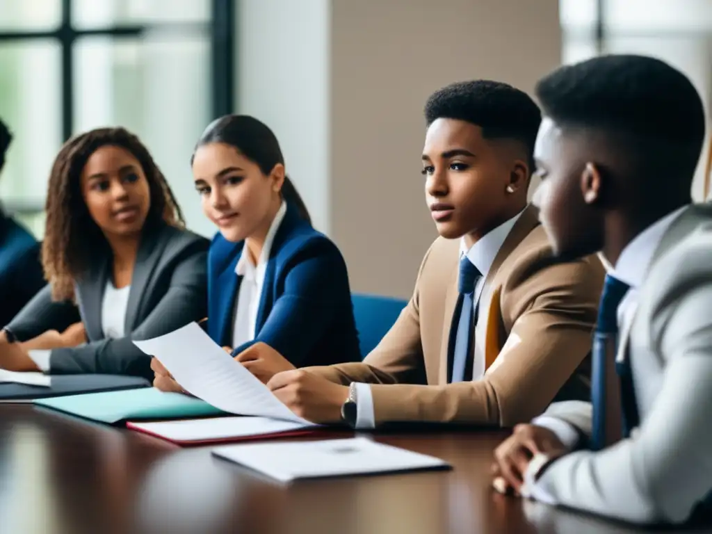 Jóvenes líderes en reunión de gobierno estudiantil Jóvenes líderes en reunión de gobierno estudiantil: Efecto de la participación política en admisiones universitarias