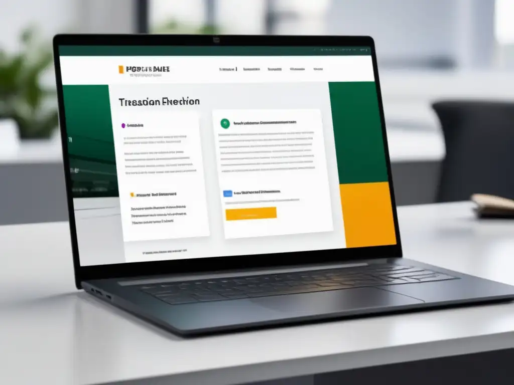 Perfil académico y profesional destacado Laptop minimalista para destacar en admisiones universitarias de postgrados