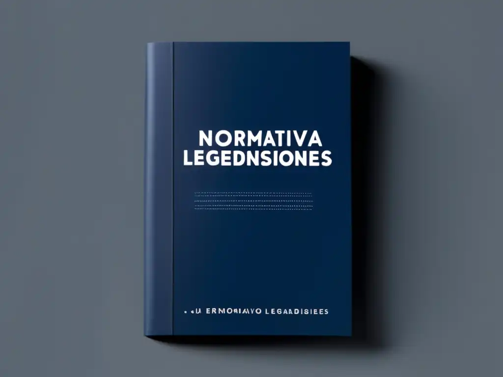 Libro de leyes minimalista y moderno Libro de leyes con diseño contemporáneo