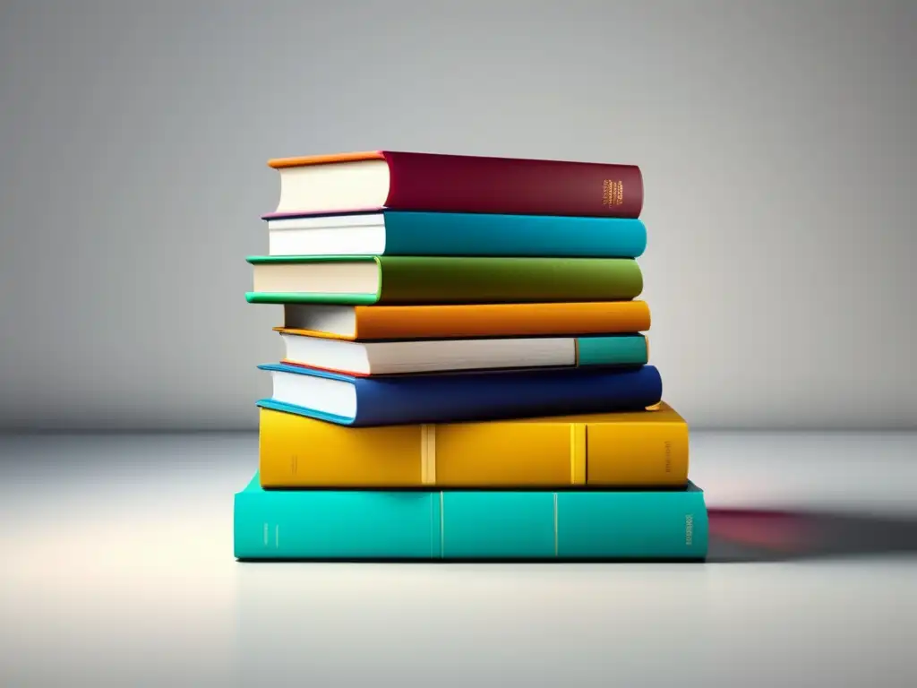 Oportunidades educativas: MOOCs Libros coloridos representando campos de estudio, destacando becas universitarias para estudiar MOOCs