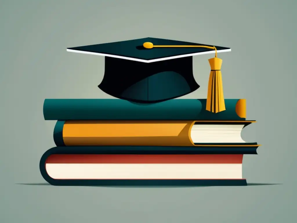 Graduación y conocimiento Graduación, libros y conocimiento
