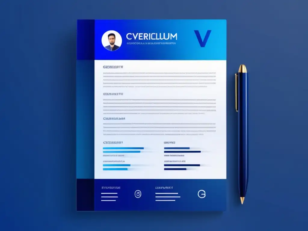 CV minimalista y profesional CV minimalista con diseño moderno, secciones organizadas y tipografía profesional
