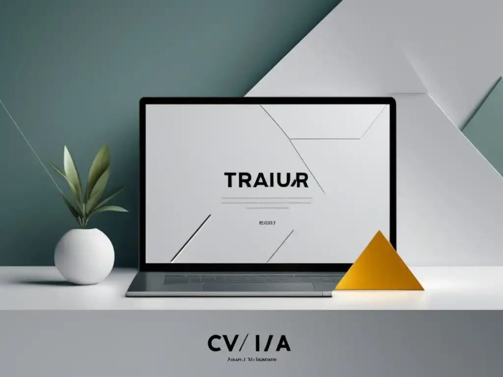 Diseño minimalista y elegante CV Diseño minimalista CV: Errores fatales CV universitario