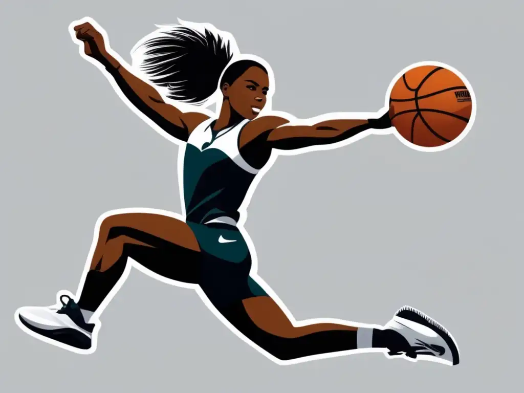 Estudiante atleta en acción Ilustración minimalista y moderna de un estudiante atleta en acción