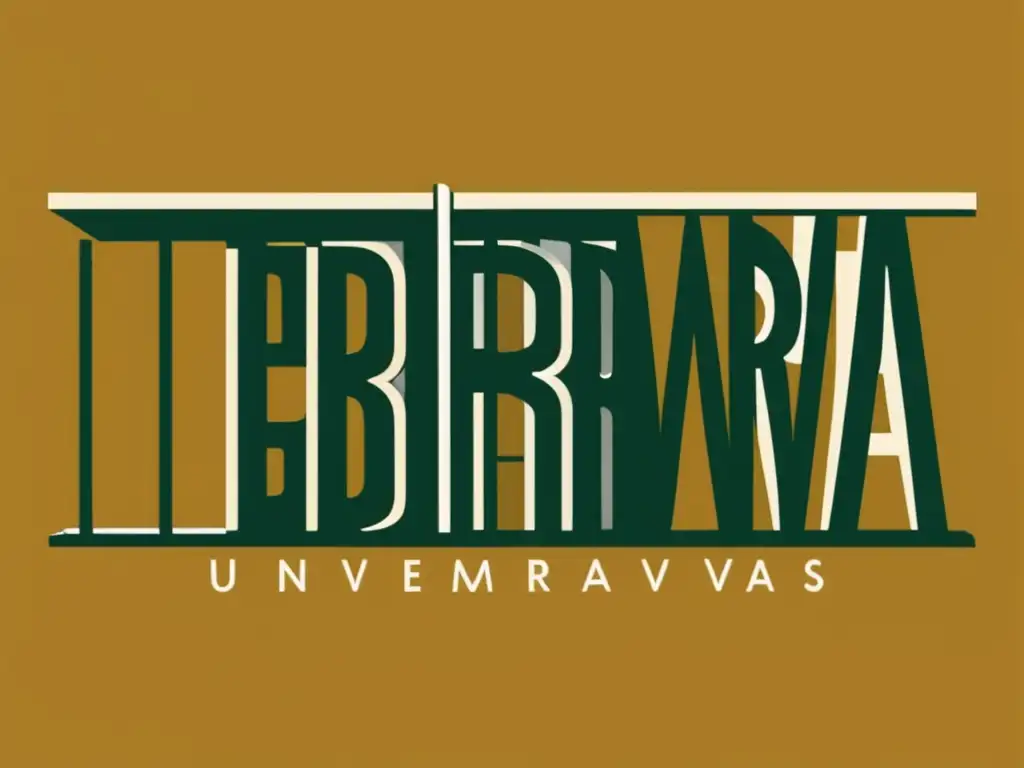 Puerta futurista: Barreras educativas universitarias Ilustración minimalista y moderna de una puerta: