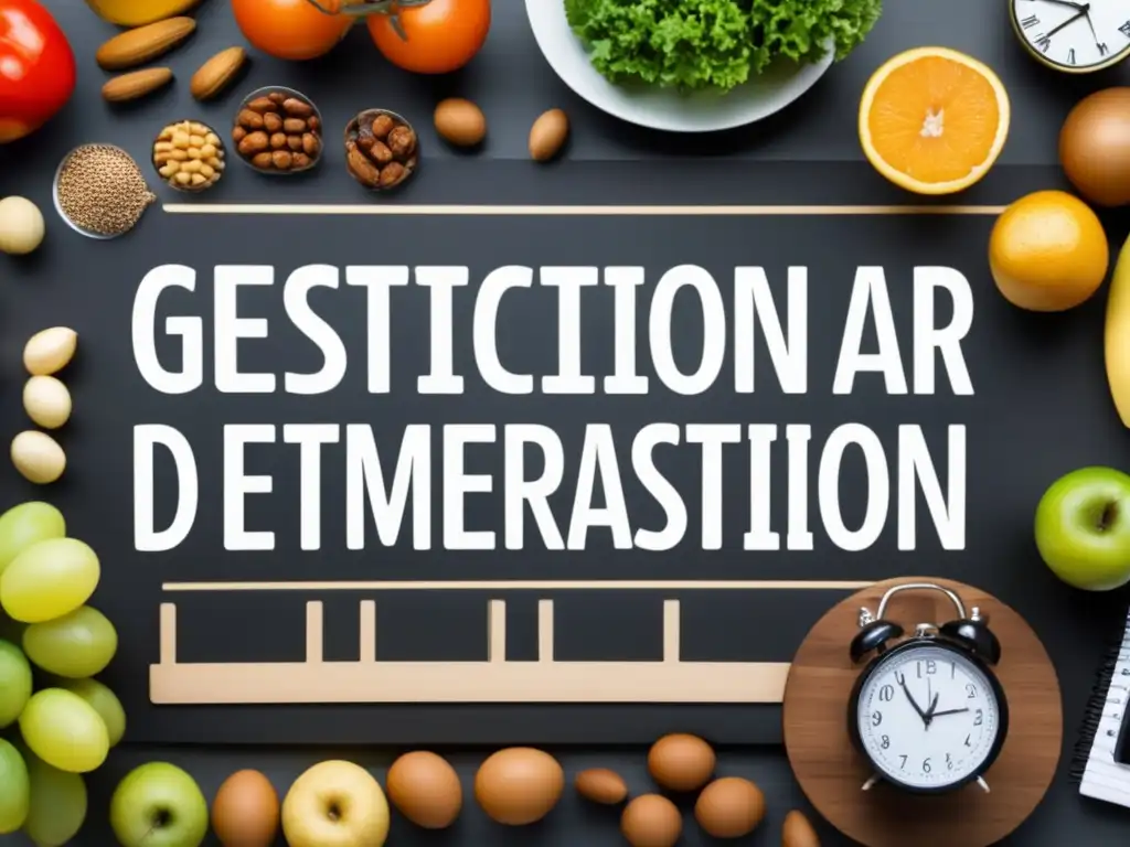 Gestión del tiempo, técnicas de estudio y alimentación saludable Ilustración minimalista y moderna: Gestionar tiempo de estudio, técnicas de estudio eficientes, alimentación saludable