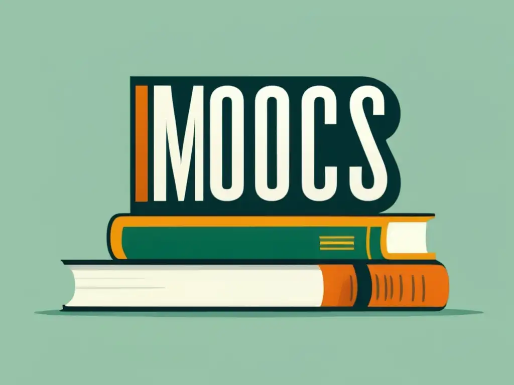 Stack of books: MOOCs MOOCs: Libros ordenados y minimalistas sobre admisión universitaria
