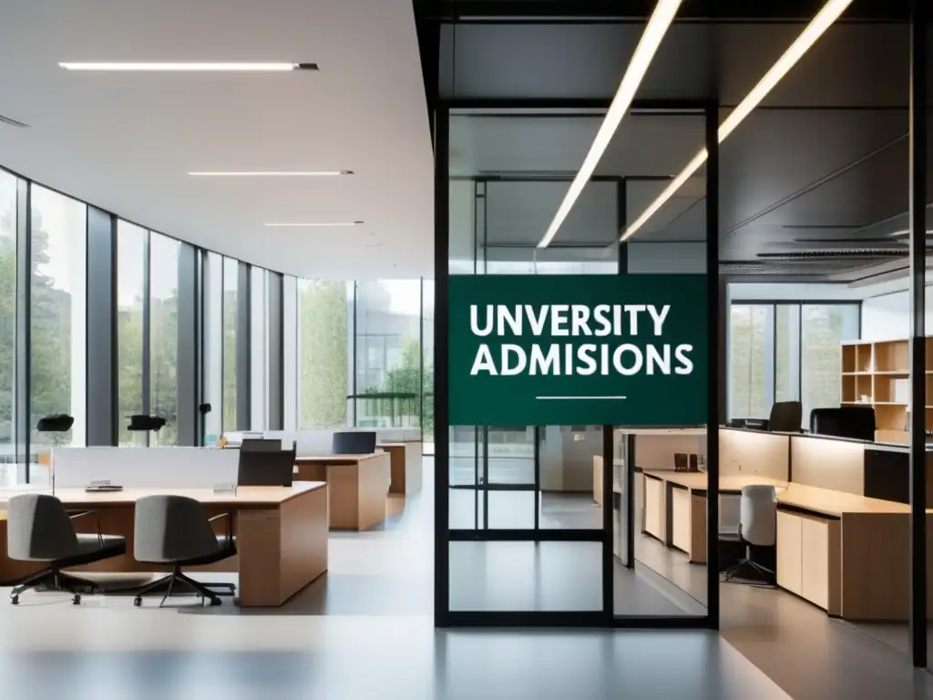 Oficina de admisiones universitarias moderna Oficina de admisiones universitarias: Competencias blandas y eficiencia