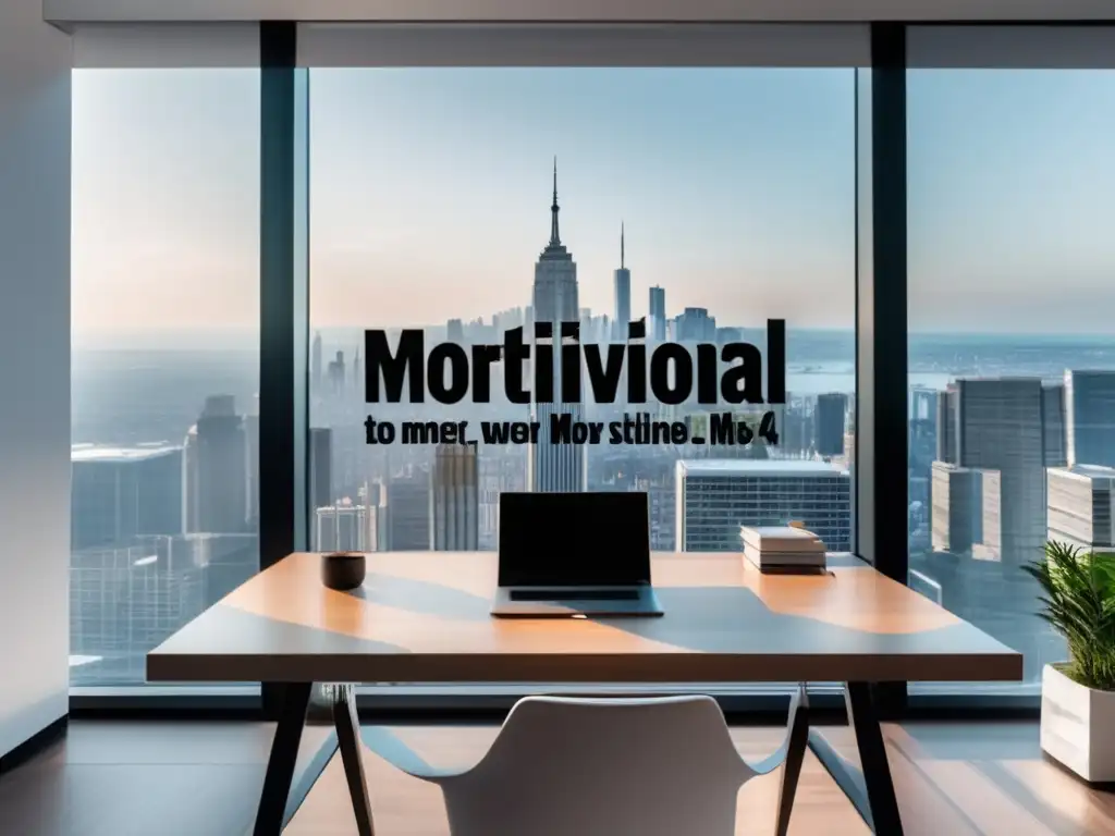 Oficina moderna con vista a la ciudad Oficina moderna con vista a la ciudad: Preparación física y mental para una entrevista universitaria