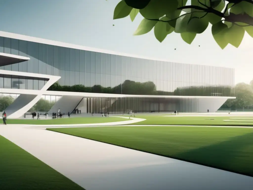 Universidad con arquitectura moderna y campos deportivos Oportunidades para atletas internacionales en universidades extranjeras con programas deportivos