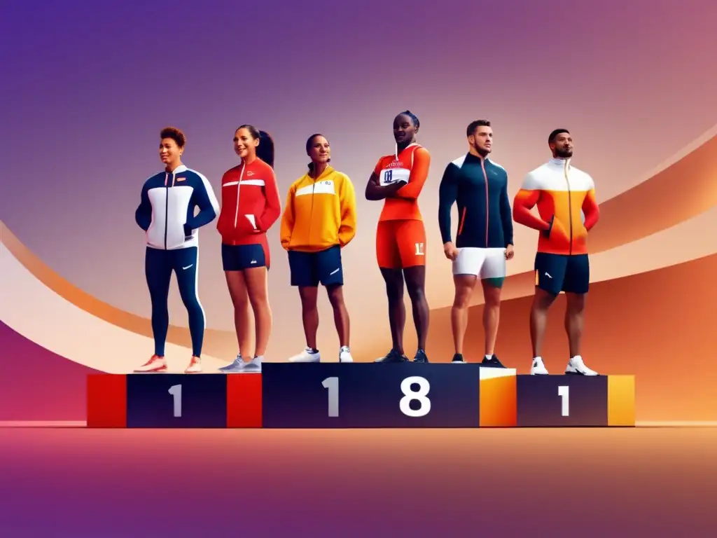 Atletas internacionales exitosos en el podio Oportunidades para atletas internacionales en universidades con programas deportivos
