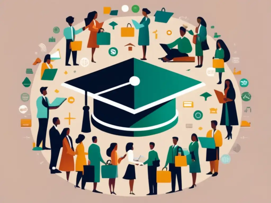 Conexiones y colaboración con graduados exitosos Oportunidades de becas: Alumni y graduados colaboran en proyectos y actividades extracurriculares