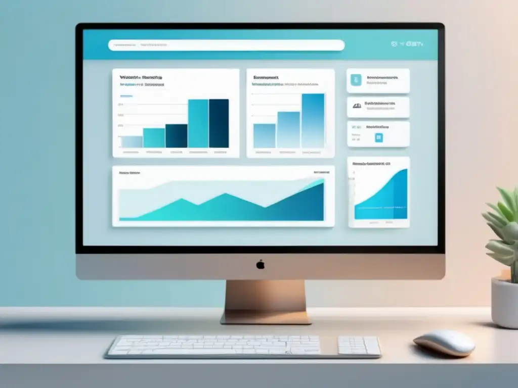 Plataforma profesional de orientación vocacional online Pantalla de ordenador moderna de alta resolución para orientación vocacional universitaria online