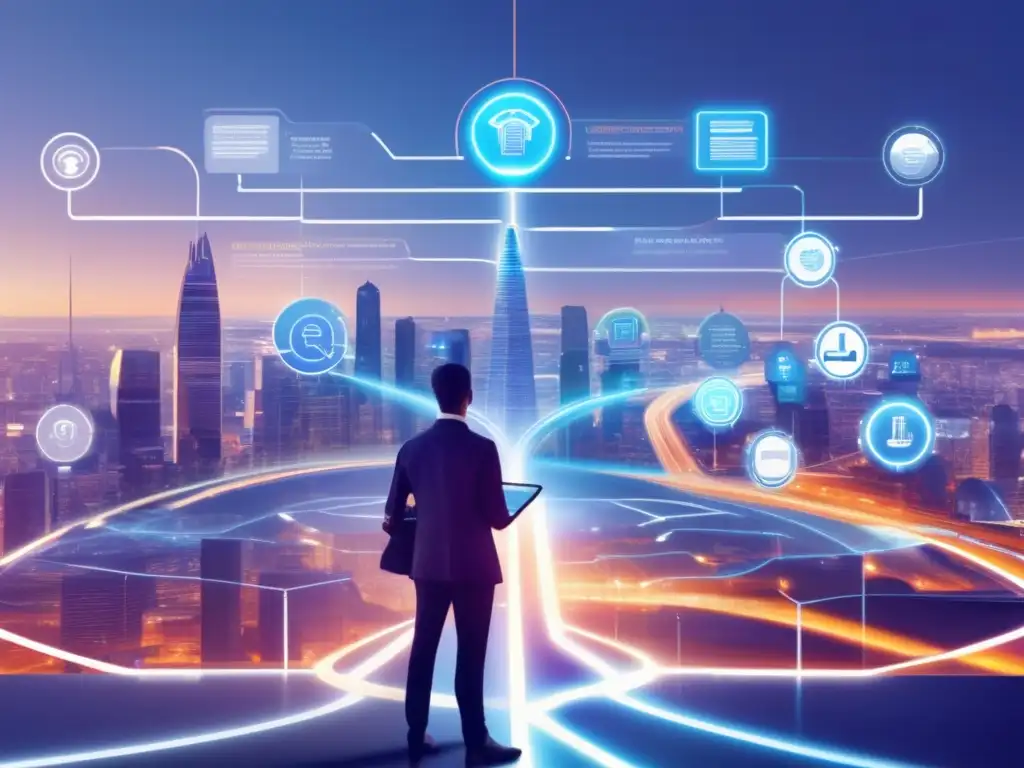 Elección de carrera con recomendaciones personalizadas Persona en cruce de caminos con orientación vocacional inteligencia artificial