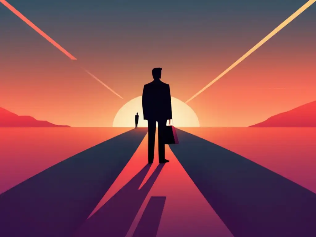 Duda y presión en la elección de carrera Persona en encrucijada entre éxito y miedo al fracaso, con síndrome del impostor en elección de carrera