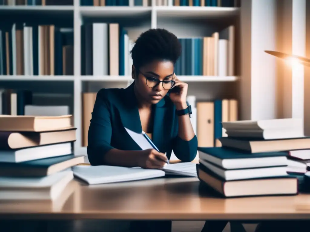 Persona analizando pregunta con seriedad Persona analizando estrategias para responder preguntas específicas
