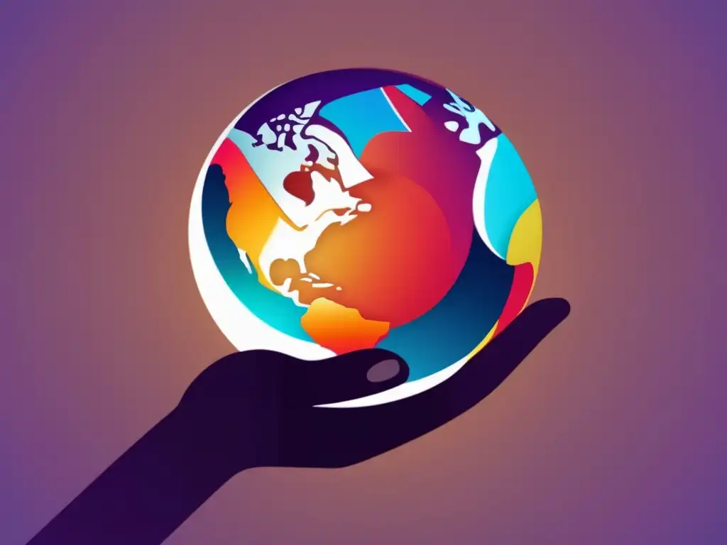 Persona sosteniendo globo, simbolizando voluntariado Persona con el mundo en manos: Importancia del voluntariado en admisiones universitarias