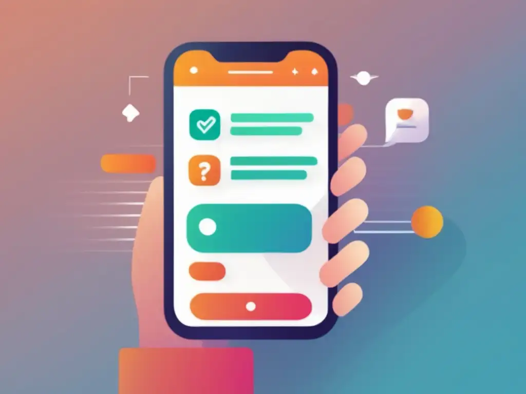 Feedback constructivo: Mejorando MOOCs Persona con smartphone leyendo feedback para mejorar aplicaciones MOOCs