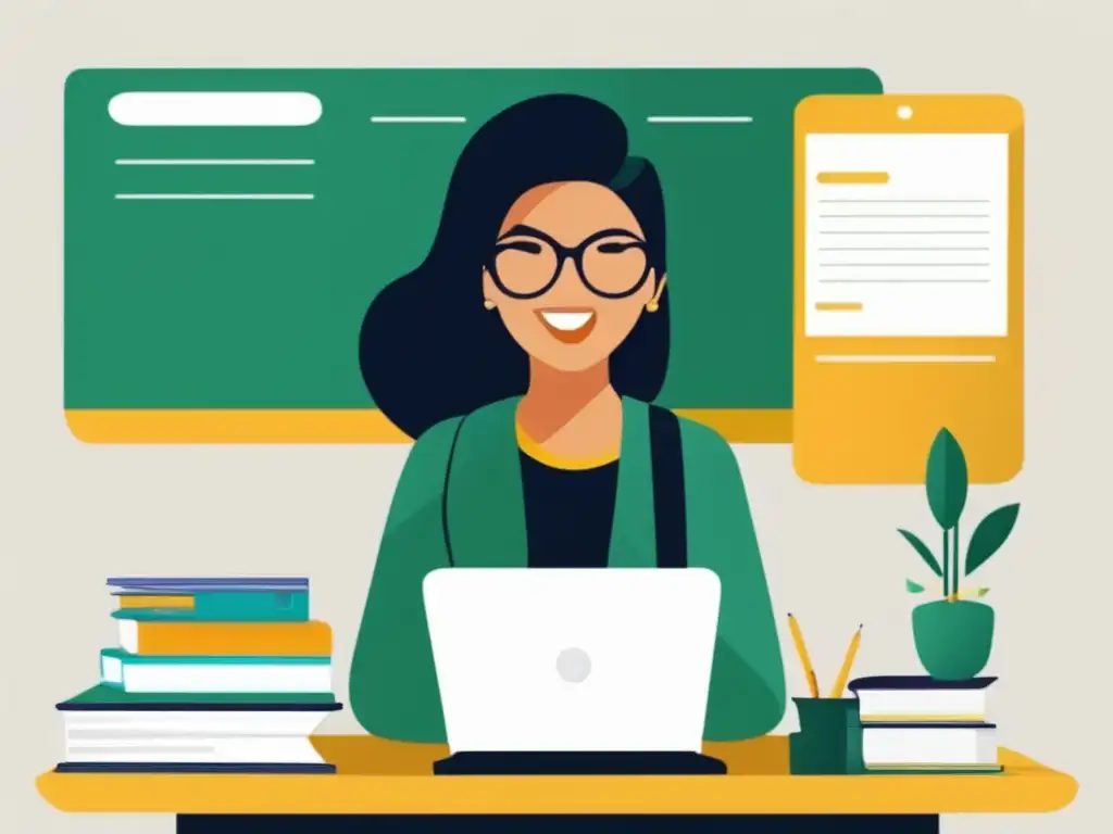 Estudio personalizado para exámenes Preparación personalizada exámenes admisión universitaria: estudiante enfocado en escritorio moderno