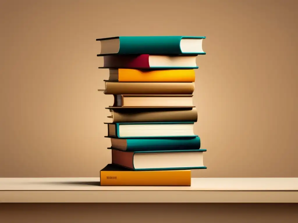 Preparación para exámenes de admisión Preparación prueba admisión universidad - Pila de libros ordenados simbolizando la importancia de la preparación para exámenes universitarios
