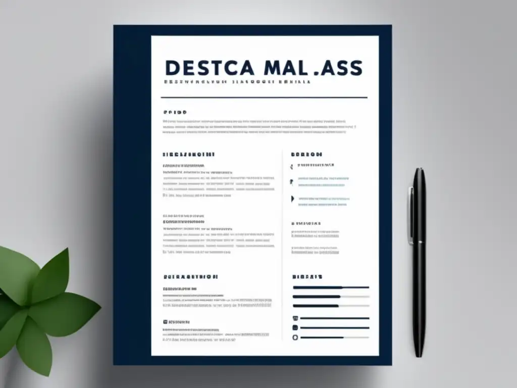 Plantilla moderna y elegante de CV Plantilla de currículum moderna y elegante con diseño emocional, destacando tus logros más relevantes