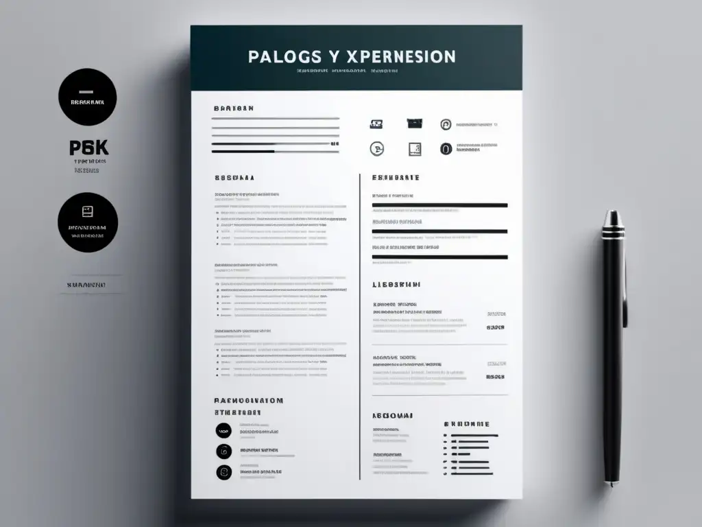 Plantilla CV minimalista y moderna Plantilla CV minimalista: Importancia del branding personal en admisiones universitarias