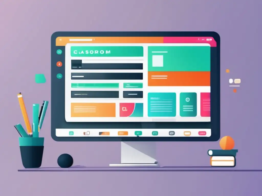 Aula virtual moderna y minimalista Plataformas virtuales en exámenes de admisión