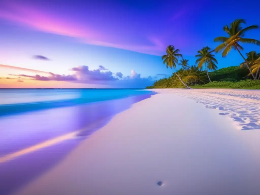 Playa caribeña con aguas turquesas y palmeras Playas del Caribe con aguas turquesa y arena blanca